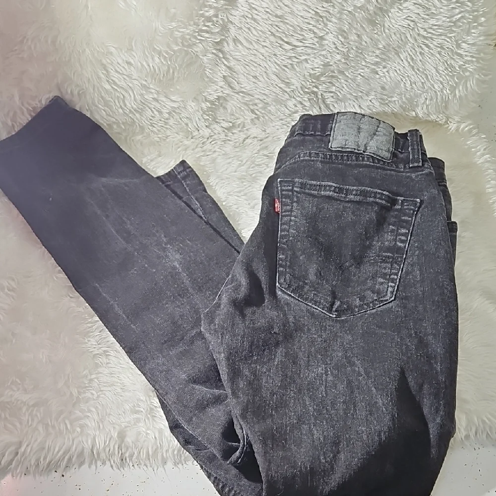 Levi's Men's Dark Gray Straight Jeans